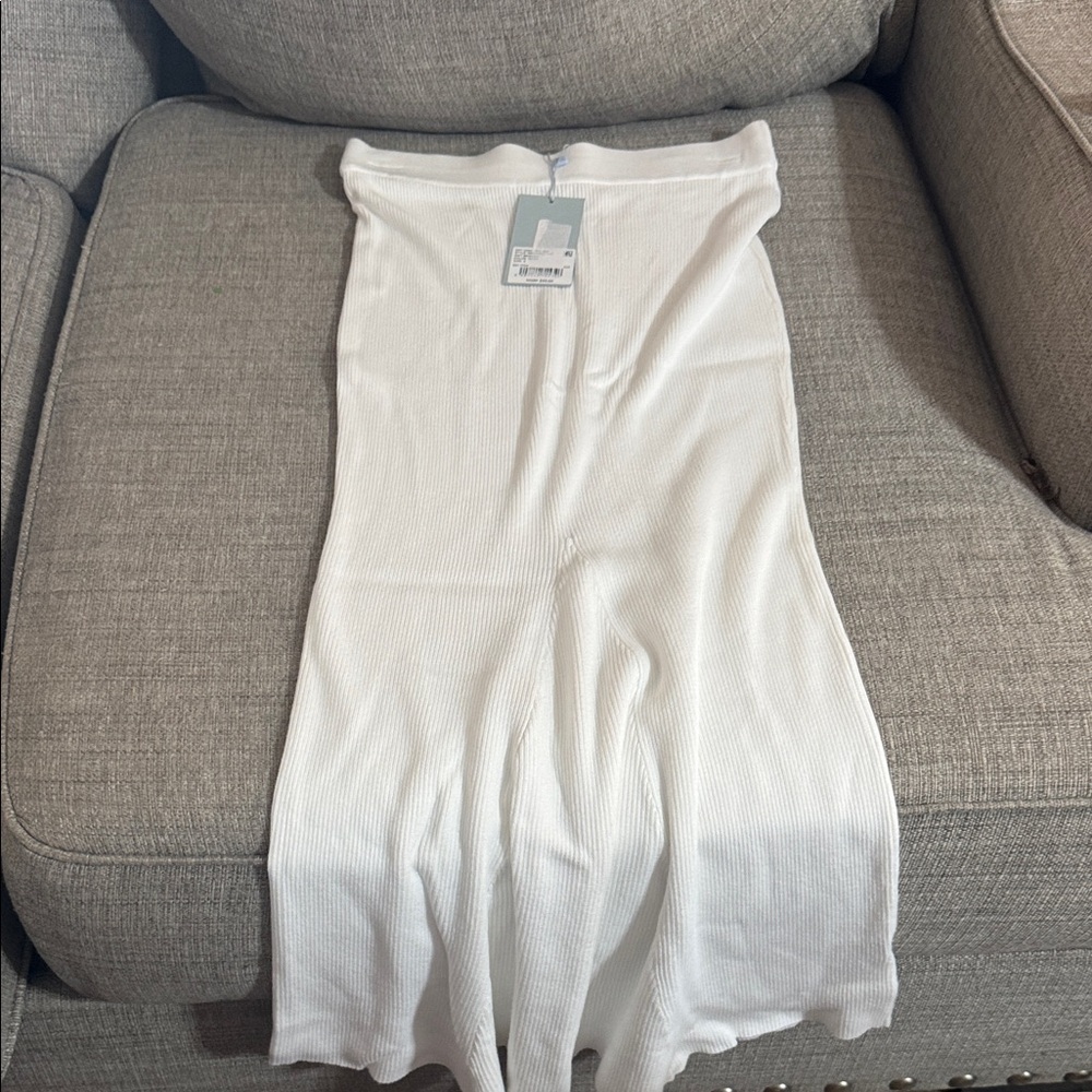 ANTONIO MELANI White A-Line Skirt
